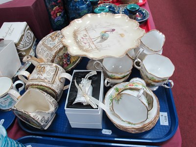 Lot 1206 - Sadler Regency Garden Three Piece Tea Service....