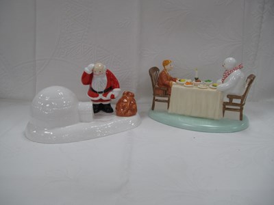 Lot 1338 - Coalport Figurines, 'Father Christmas' and...