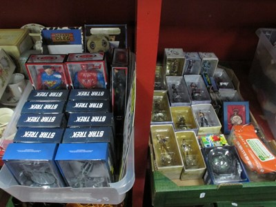 Lot 1027 - Star Trek Eaglemoss Figures (x 11), and Batman...