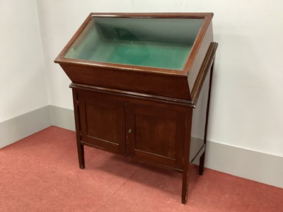 Lot 1474 - A XX Century Mahogany Display Cabinet, with...