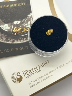 Lot 63 - The Perth Mint Australia - Natural Gold Nugget,...