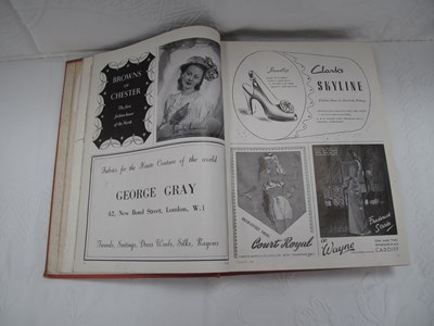 Lot 1384 - Vogue 1948 - 9 Book, with bound magazines.