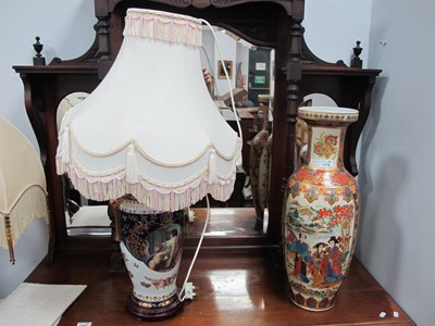 Lot 1178 - Ceramic Table Lamp, in the early XX Century...