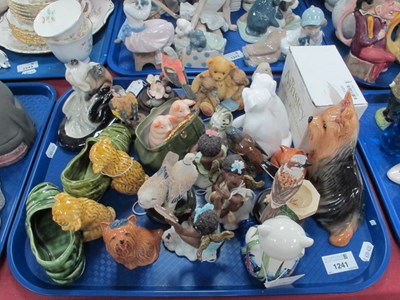 Lot 1241 - A quantity of ceramic animal figures by...