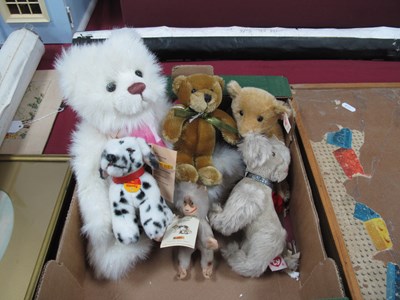 Lot 1400 - Charlie bear 'Anniversary Carol',Steiff bear...