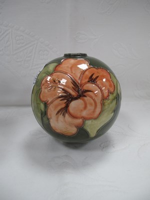 Lot 1351 - Moorcroft Pottery Orb, possibly from a table...