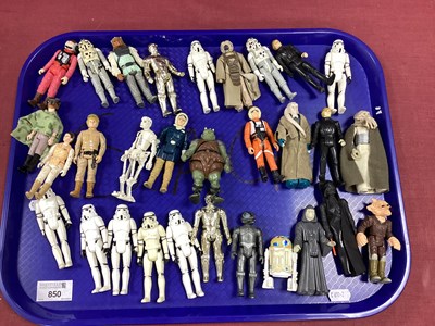 Lot 850 - Thirty Original Star Wars Trilogy Plastic...