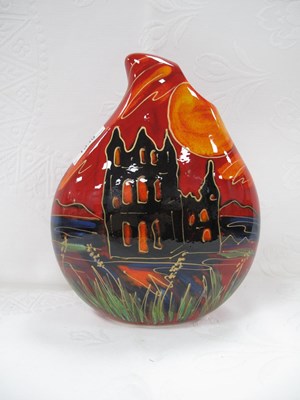 Lot 1339 - Anita Harris 'Whitby Abbey at Sunset' Teardrop...