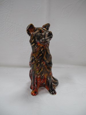 Lot 1320 - Anita Harris Multi Coloured Collie Dog, gold...