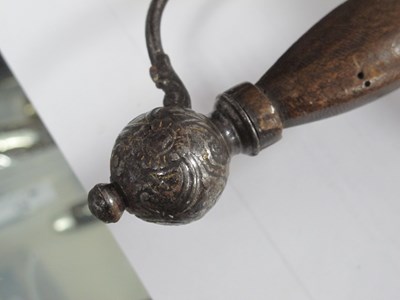 Lot 277 - Early rapier, highly decorated pommel knuckle...