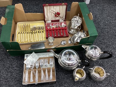 Lot 164 - An Assortment of Plated Ware, to include a...