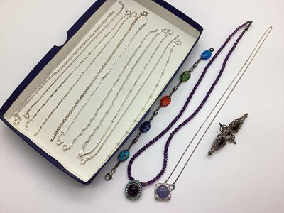 Lot 96 - An Assortment of "925" and Other Jewellery, to...