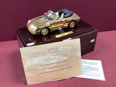 Lot 877 - A Gwilo 1:18th Scale 22ct Gold Plated Model of...