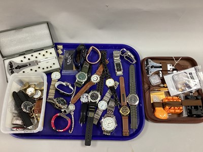 Lot 198 - An Assortment of Modern Gent's Wristwatches,...