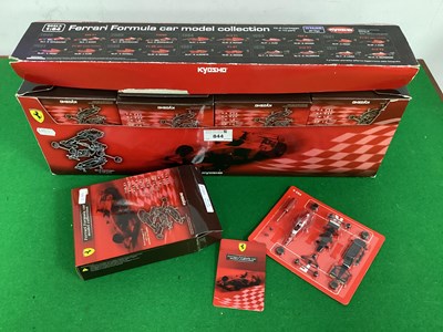 Lot 844 - A Boxed Kyosho 1:64th Scale Ferrari Formula...