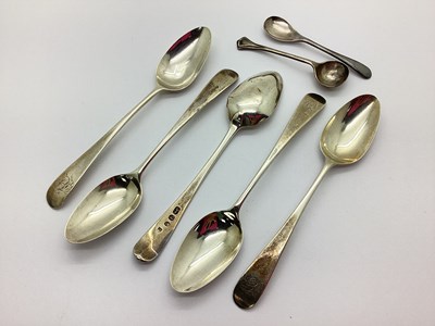 Lot 5 - A Set of Five Hallmarked Silver Teaspoons,...