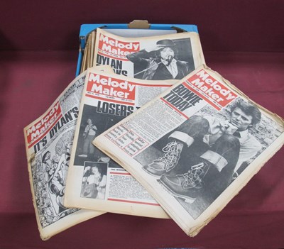 Lot 612 - Melody Maker Music Newspapers, forty-six...