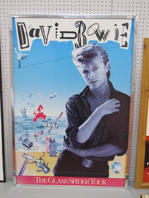 Lot 309 - David Bowie - Glass Spider tour poster, from...