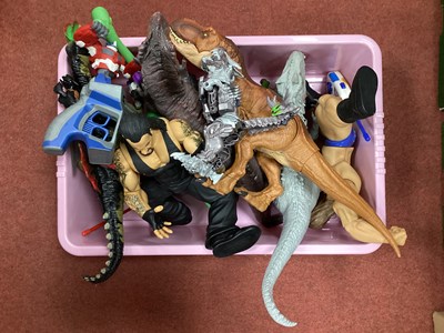 Lot 712 - A Quantity of Plastic Model Dinosaurs,...