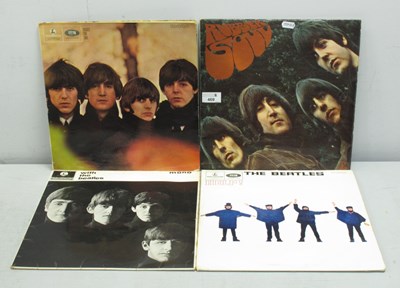 Lot 469 - Beatles LPs, four comprising of With the...