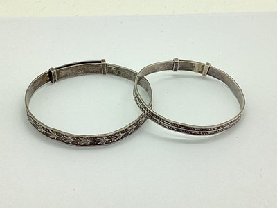 Lot 45 - Charles Horner Child's Expanding Bangle,...