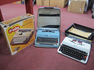 Lot 1097 - Petite Super International Typewriter, in box,...