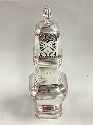 Lot 2 - A Hallmarked Silver Sugar Caster, Birmingham...