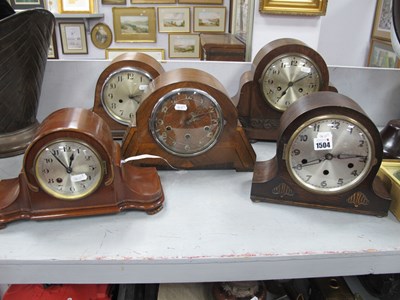 Lot 1504 - Mantle Clocks, to include one Art Deco Style...