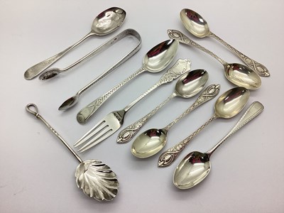 Lot 23 - Hallmarked Silver Teaspoons, a hallmarked...