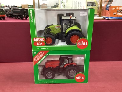 Lot 889 - Two 1:32nd Scale Diecast Model Tractors by...