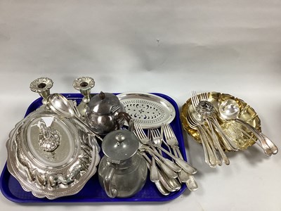 Lot 161 - Assorted Plated Ware, including decorative...