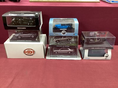 Lot 775 - Eight Diecast Model Vehicles by Minichamps,...