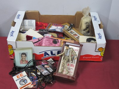 Lot 555 - Elvis Presley Memorabilia, one box of...