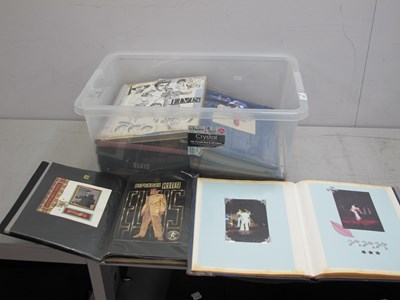 Lot 510 - Elvis Presley Ephemera, one box of folders...