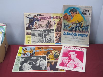 Lot 592 - Elvis Presley Film Cards, Double Trouble...