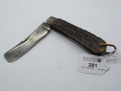 Lot 281 - Sailors knife, Turner and Co, stag scales,...