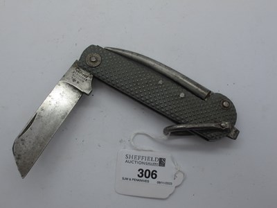 Lot 306 - Jack knife, Rodgers Sheffield 21306 aluminium...