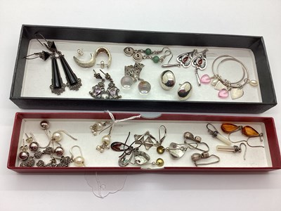 Lot 74 - Assorted Modern Earrings, including "925" etc.