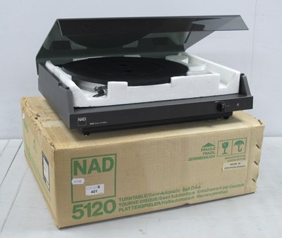 Lot 401 - NAD 5120 Semi Automatic Turntable, with...