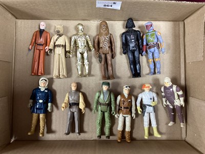 Lot 864 - Twelve Original Star Wars Trilogy Plastic...