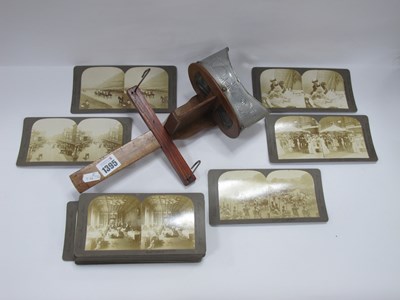 Lot 1395 - A Victorian Stereoscope; plus thirty...