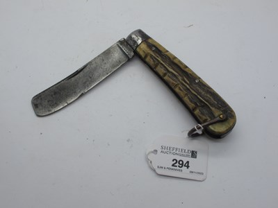 Lot 294 - Sailors knife, hunter of Sheffield, stag...