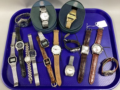 Lot 194 - An Assortment of Gent's Wristwatches, to...