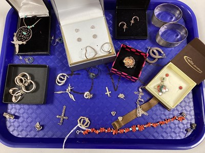 Lot 104 - An Assortment of "925" and Other Jewellery, to...