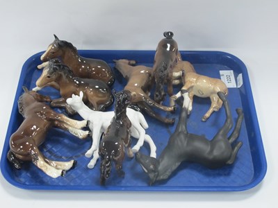 Lot 1222 - Beswick horses to include two seated marked...