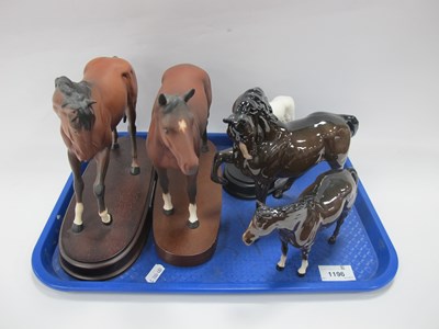 Lot 1196 - Royal Doulton Horses to include Spirit of...