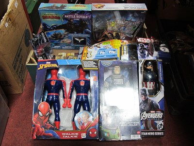 Lot 1023 - Toys; Marvel Spiderman Walkie-Talkies,...