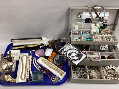 Lot 143 - A Mixed Lot of Assorted Costume Jewellery,...