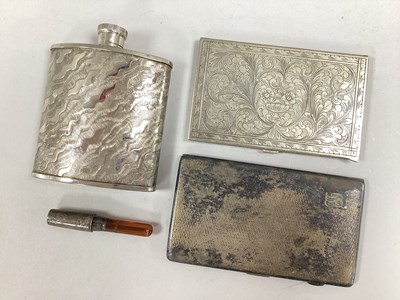 Lot 15 - A Hallmarked Silver Mounted Cheroot Holder,...