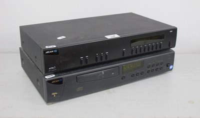 Lot 428 - Arcam Alpha 8 CD Player, Arcam Alpha 5 tuner...